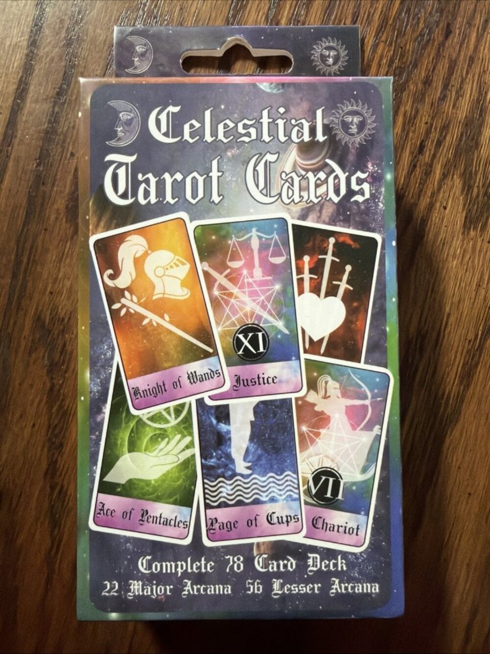 Celestial Tarot - 78 Card Deck - 22 Major & 56 Lesser Arcana. Kalan, New Sealed.